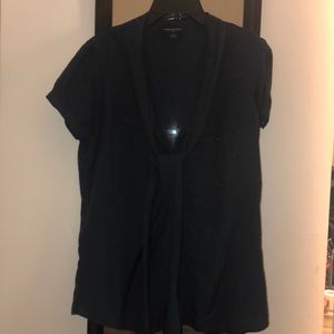Navy banana republic blouse